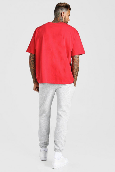  MAN Regular Fit Jogger With Graphic Print